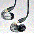 SHURE SE425-CL-EFS - אוזניות IN-EAR  EARPHONES  SE425-PRO MONITOR ניתקות