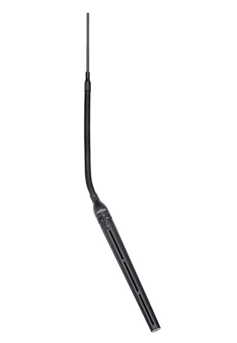 SHURE MX202B/MS-	צוואר קצר ואבזרים עם מיקרופון קונדנסר R189B לתלייה, קדם-מגבר XLR חיצוני על הכבל, שחור