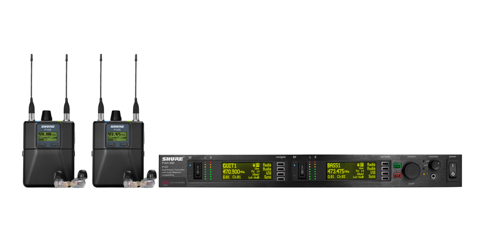 SHURE PSM1000/SE425 - מערכת מוניטור אלחוטית עם שתי אוזניותIN-EAR  SE425