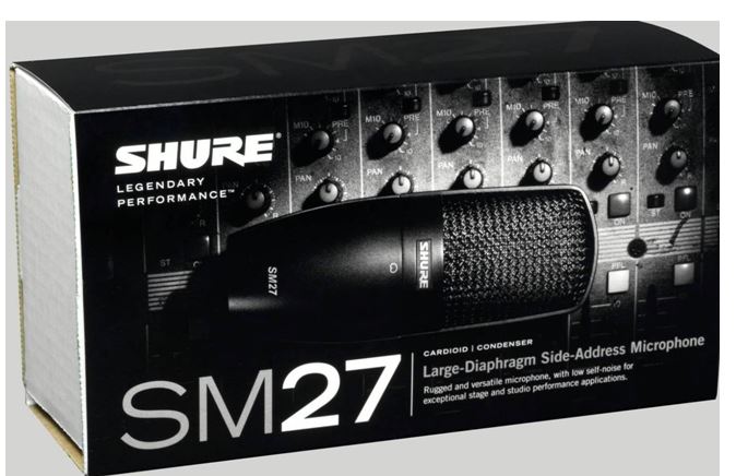 A SHURE SM27-LC -    
